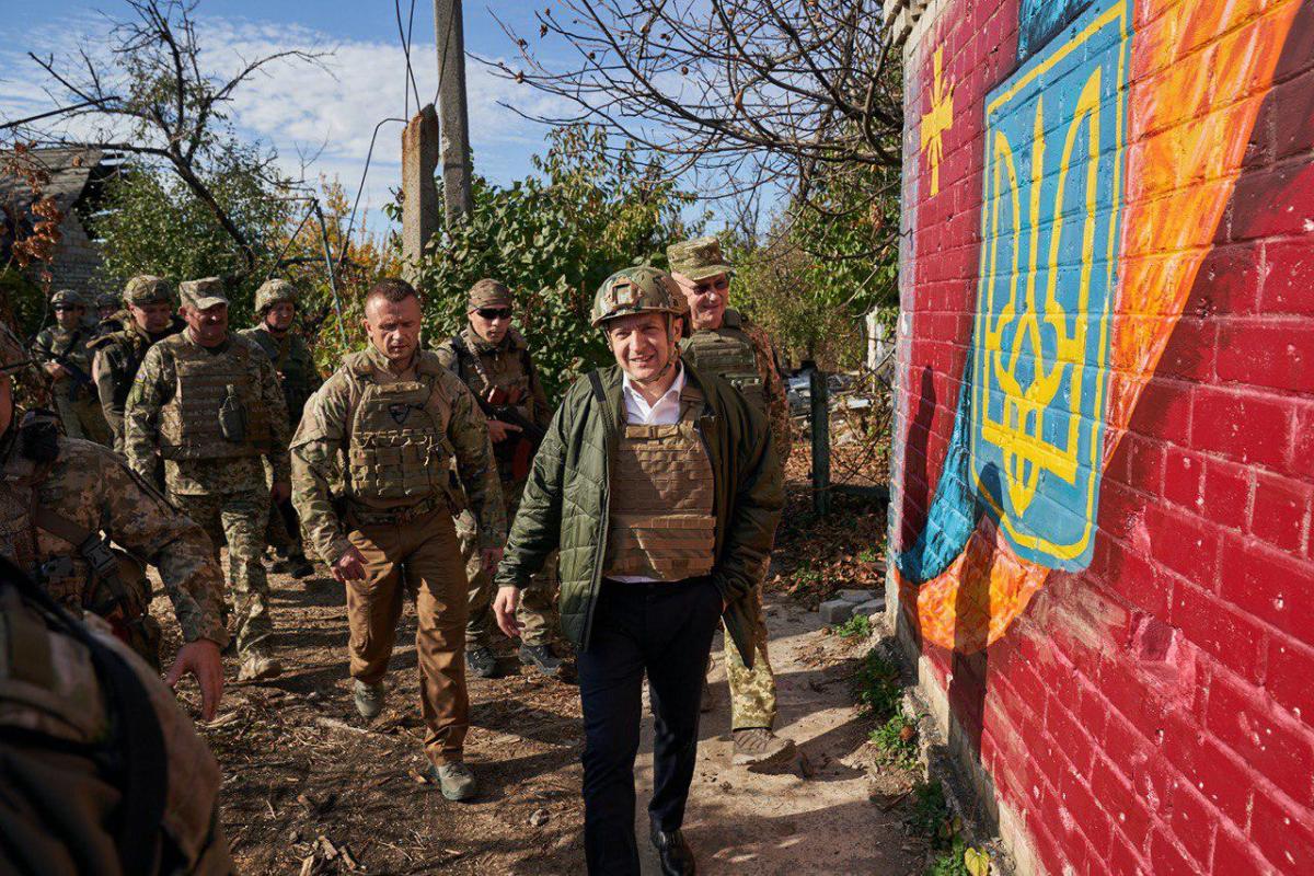 Зеленский на Донбассе