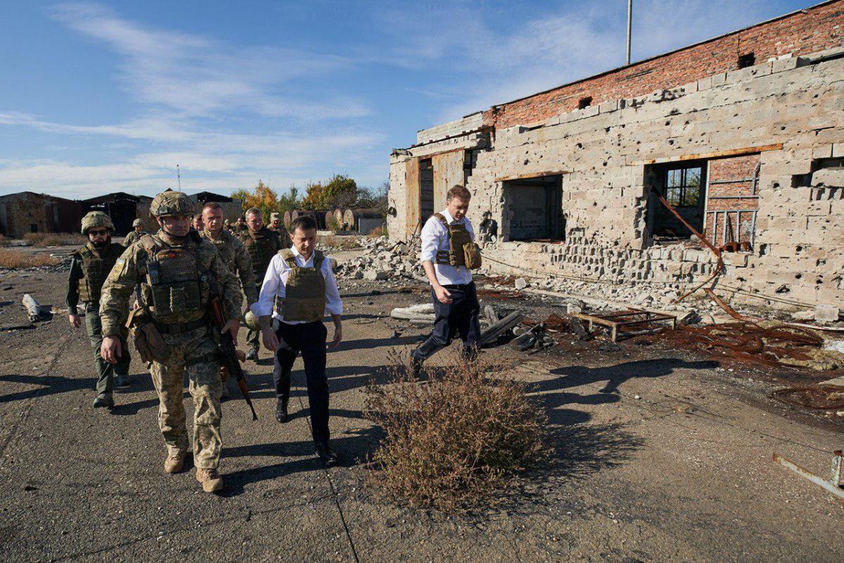 Зеленский на Донбассе