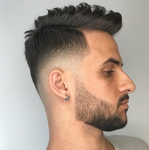 Модная мужская стрижка британка 