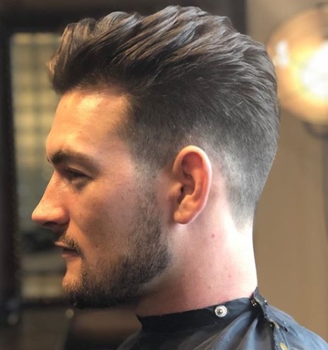 Модная мужская стрижка британка 