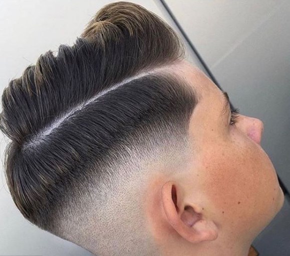 Модная мужская стрижка британка 