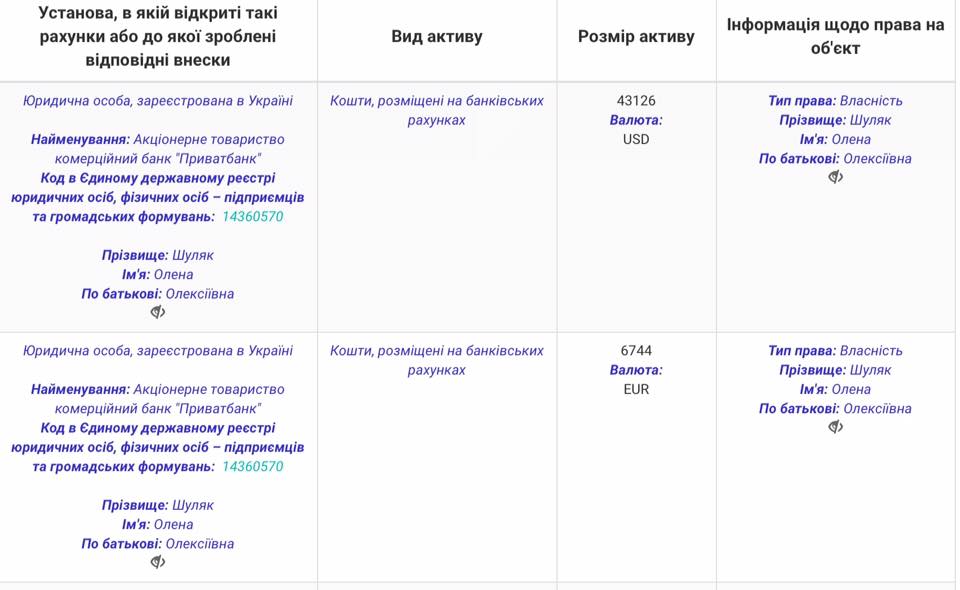 Декларация Елены Шуляк Декларация Елены Шуляк