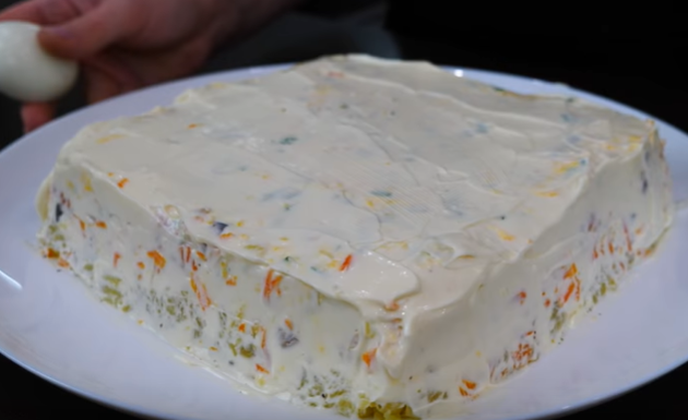 Салат мимоза по-новому легко приготовить дома