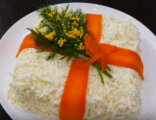 Салат мимоза по-новому легко приготовить дома