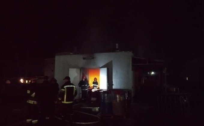 Взрыв на заводе в  Клевани