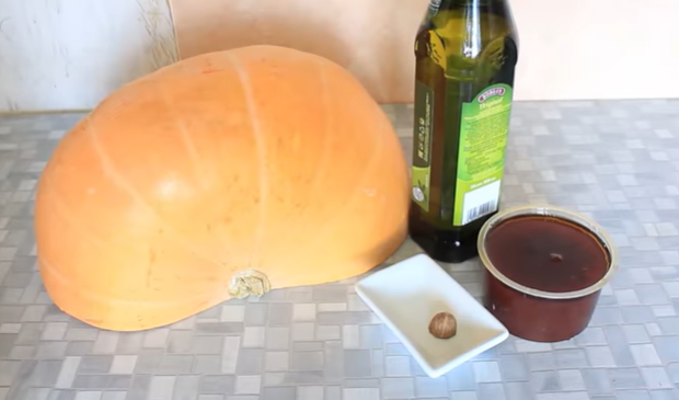 Запеченная тыква с медом готовится менее часа