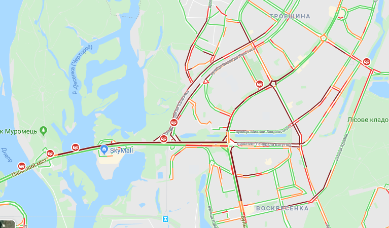 Это катастрофа: Киев сковали многочисленные пробки, куда не ехать Это катастрофа: Киев сковали многочисленные пробки, куда не ехать