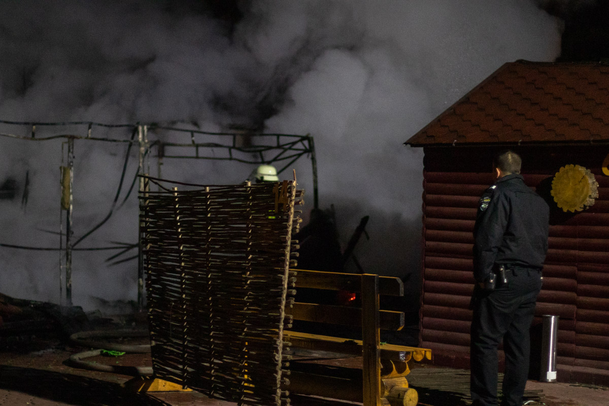 Пожар в Киеве Пожар в Киеве