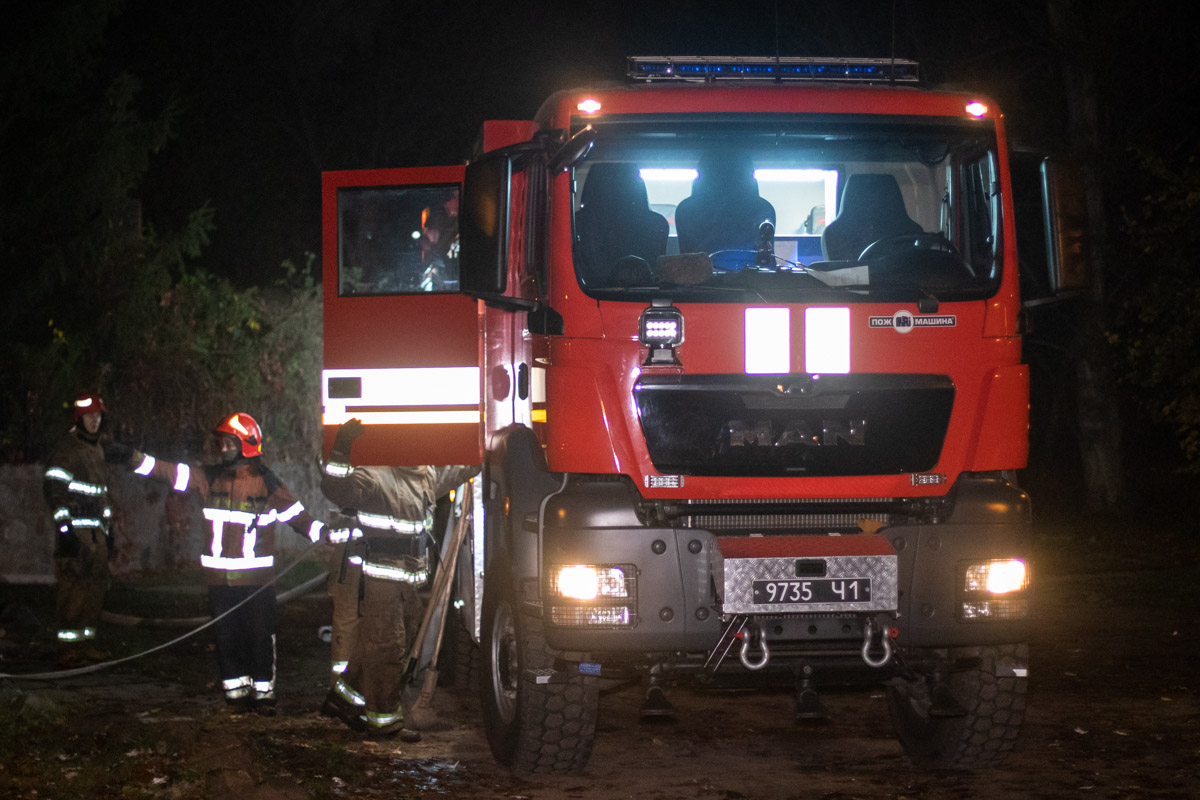 Пожар в Киеве Пожар в Киеве