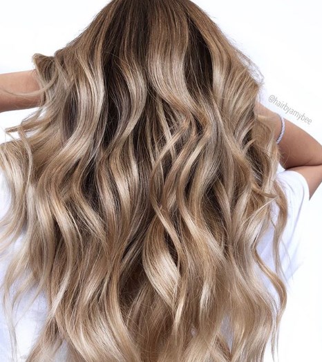 Окрашивание балаяж для блондинок