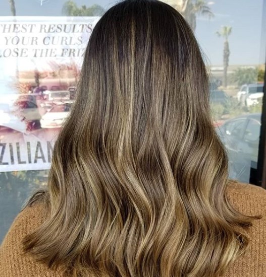 Окрашивание балаяж для блондинок