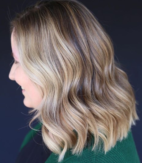 Окрашивание балаяж для блондинок