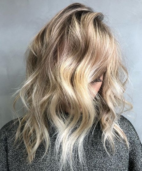 Окрашивание балаяж для блондинок