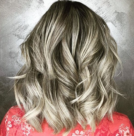 Окрашивание балаяж для блондинок