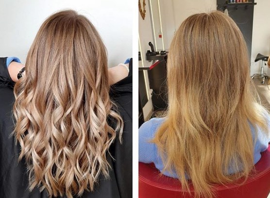 Окрашивание балаяж для блондинок