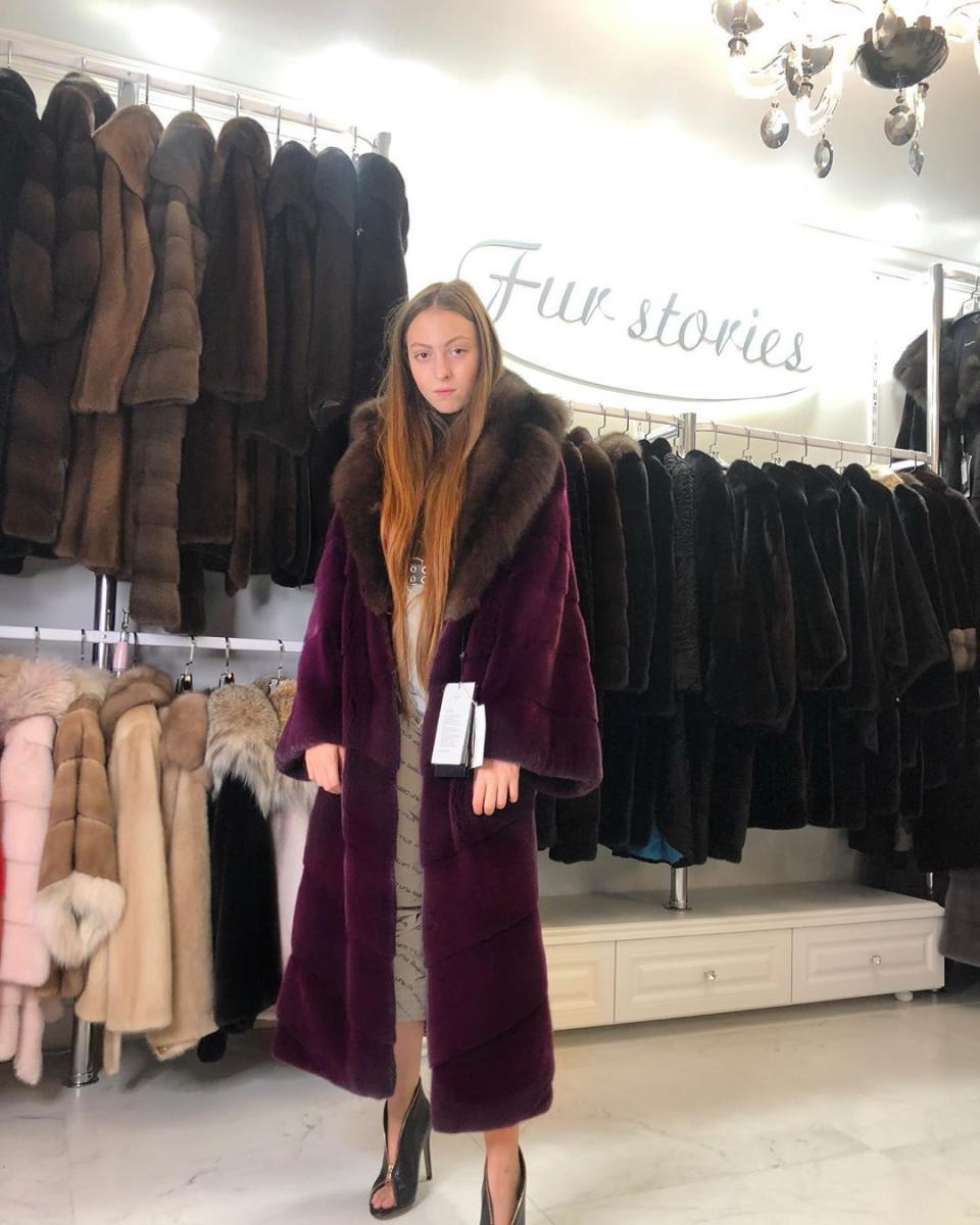 Маша Полякова шубы