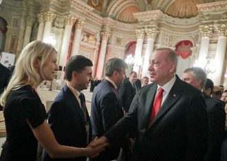 Поклонская и Бальбек с Эрдоганом Поклонская и Бальбек с Эрдоганом