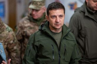 Владимир Зеленский в Золотом
