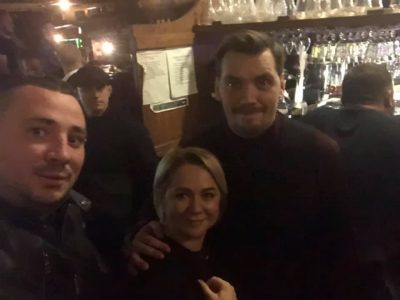 Гончарук и Коляда побывали на вечеринке