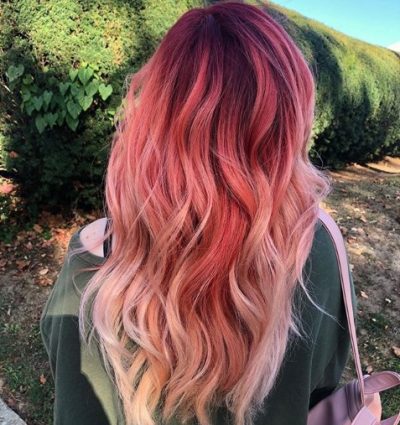 Щадящее окрашивание волос омбре – модные цвета волос осень 2019 - фото