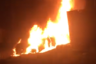 На Одесчине после ДТП загорелось и взорвалось авто с людьми