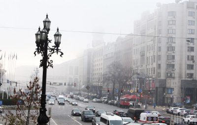 В Сети похвастались красочными фото туманного Киева - Туман в Киеве