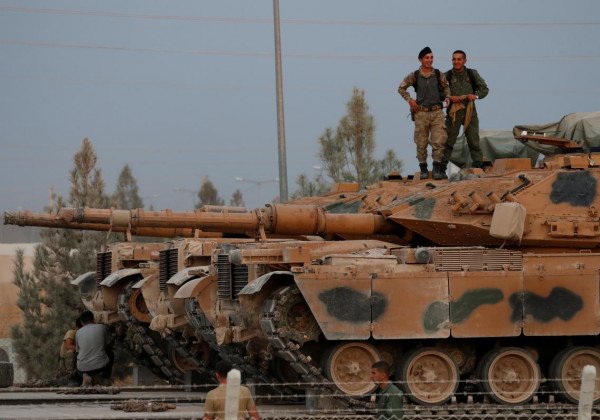 Турецкие войска захватили город на севере Сирии