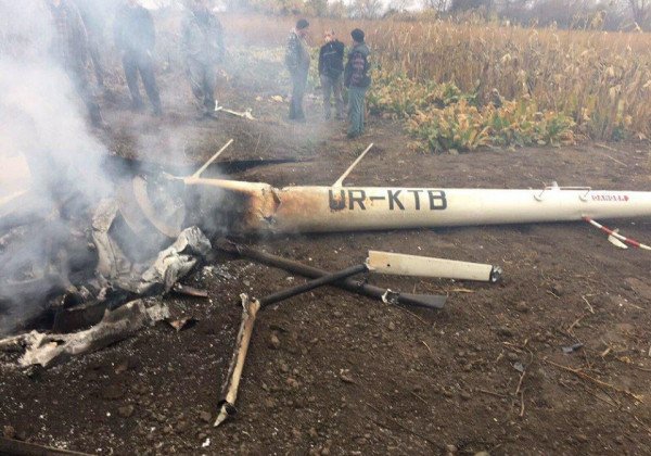 Проломленная голова: появились жуткие детали крушения вертолета с экс-министром аграрной политики