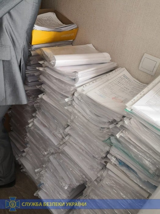 СБУ изьяла документы о миллионных злоупотреблениях / ssu.gov.ua