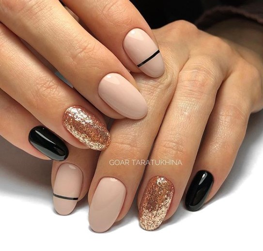 Бежевый маникюр Бежевый маникюр