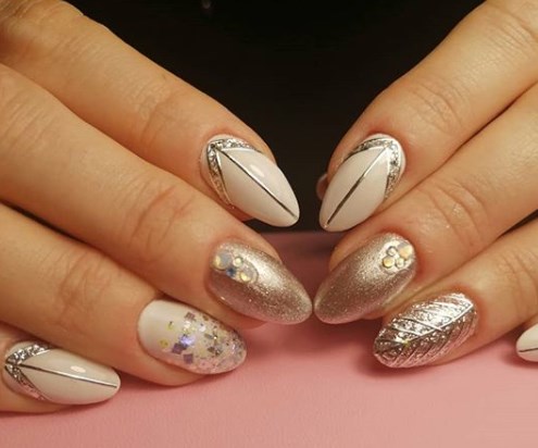 Бежевый маникюр Бежевый маникюр