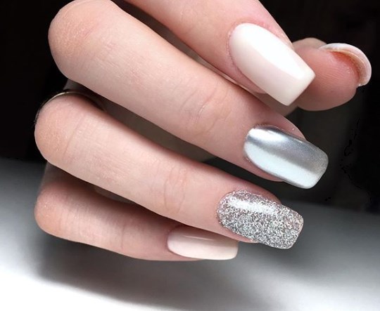 Бежевый маникюр Бежевый маникюр