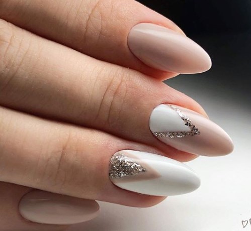 Бежевый маникюр Бежевый маникюр