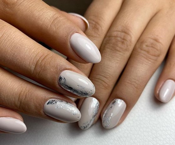 Бежевый маникюр Бежевый маникюр