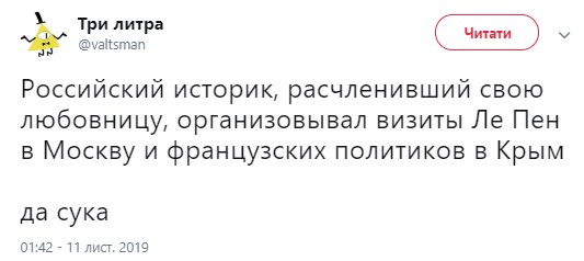 "Искренне любит плешивого": убийство аспирантки известным историком прокомментировал Путин