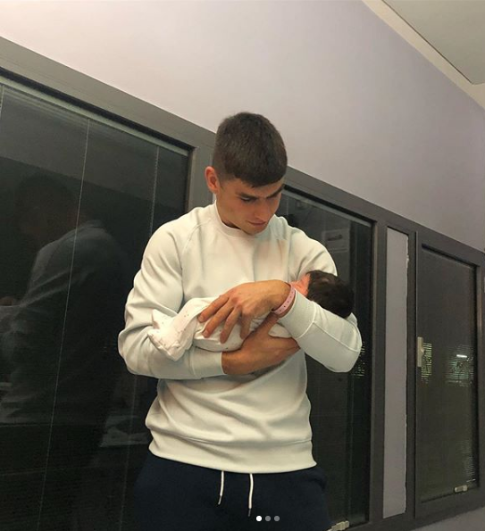 У лидера сборной Украины родилась дочь