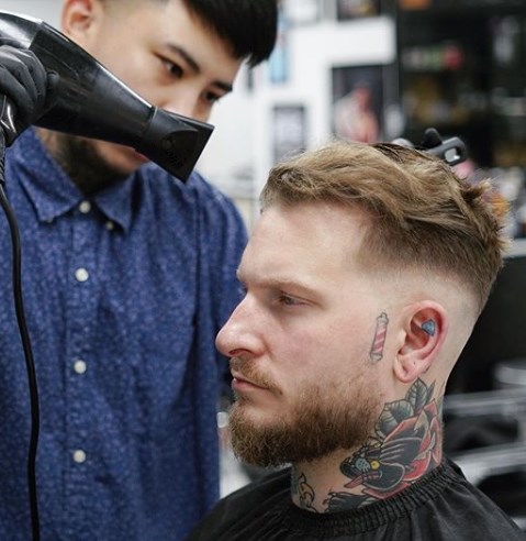 Мужские стрижки андеркат, канадка и британка