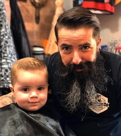 Мужская стрижка британка