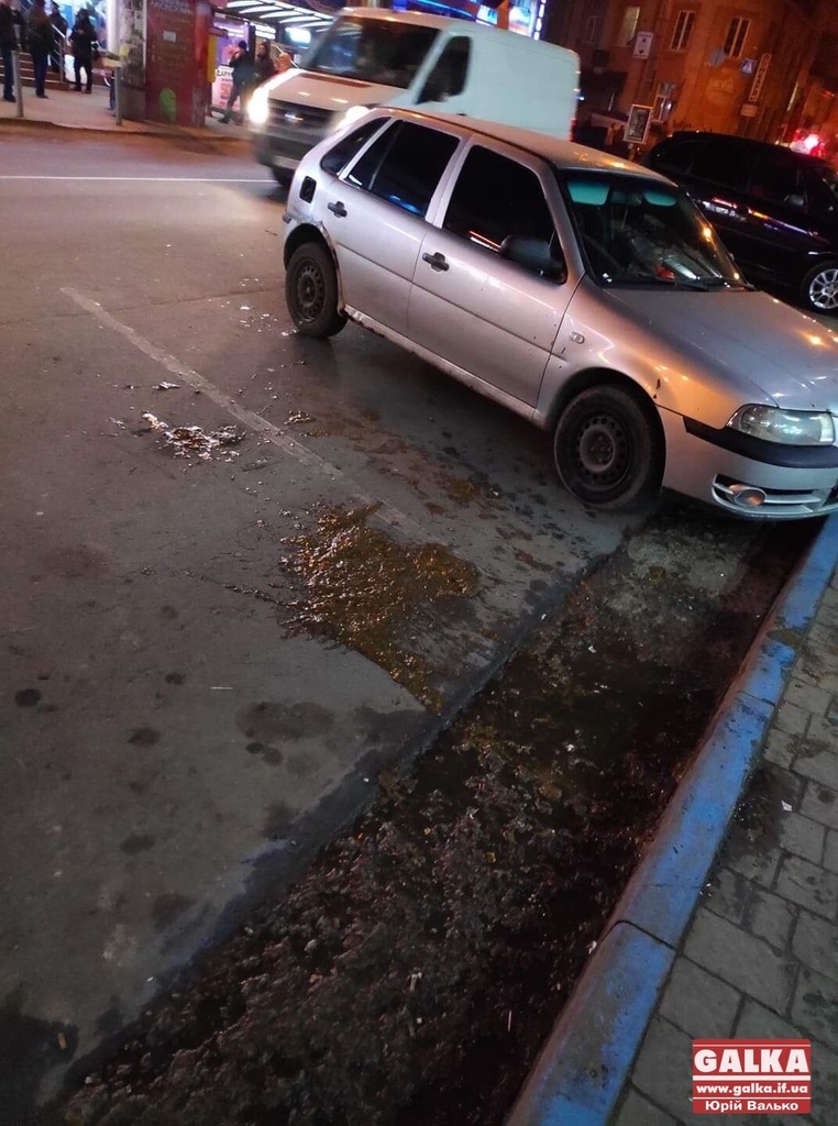 В Ивано-Франковске Игоря Халаменду облили нечистотами