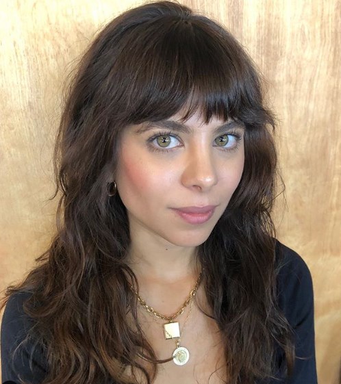 Стрижка шегги на длинные волосы 