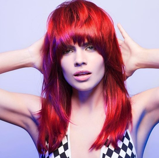 Стрижка шегги на длинные волосы 