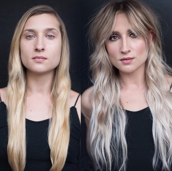 Стрижка шегги на длинные волосы 