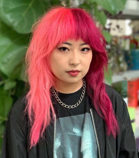 Стрижка шегги на длинные волосы 