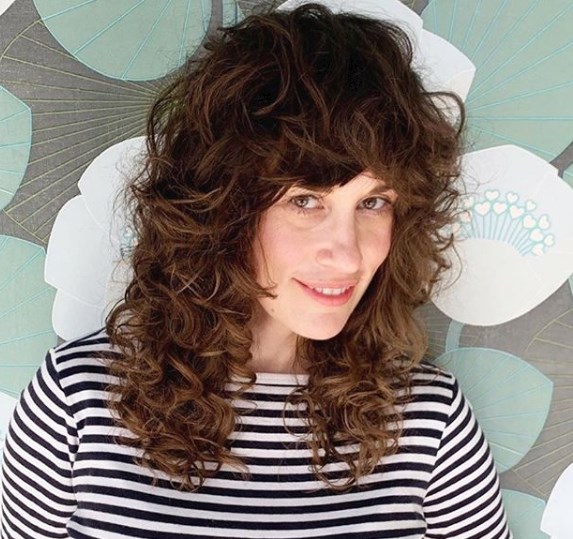 Стрижка шегги на длинные волосы 