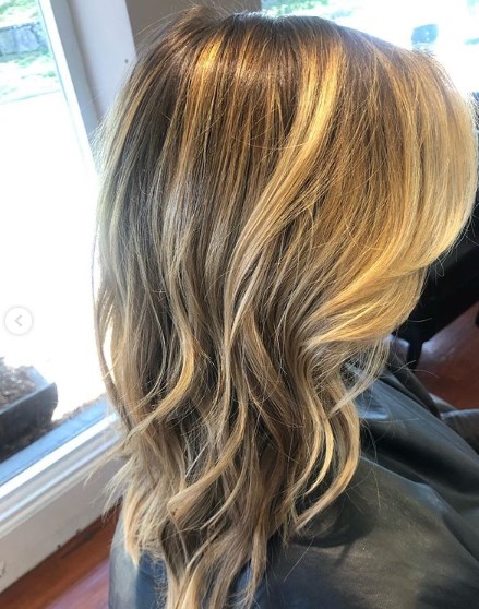 Стрижка шегги на длинные волосы 