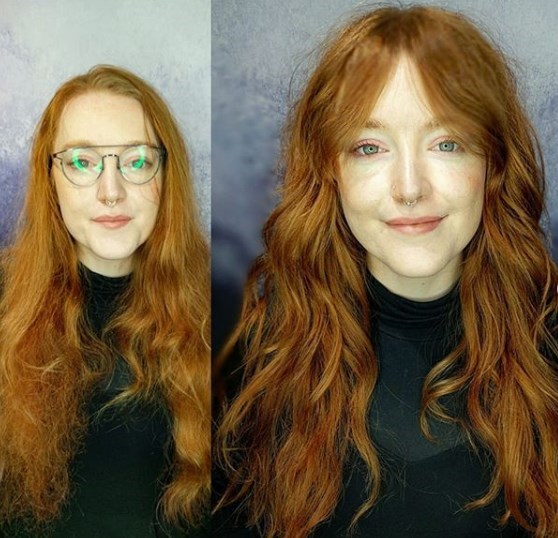 Стрижка шегги на длинные волосы 