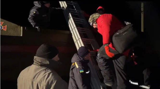 Эвакуация на Бирючем