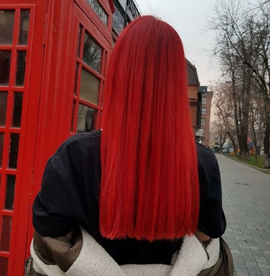 Красные волосы - самое яркое окрашивание волос 2019