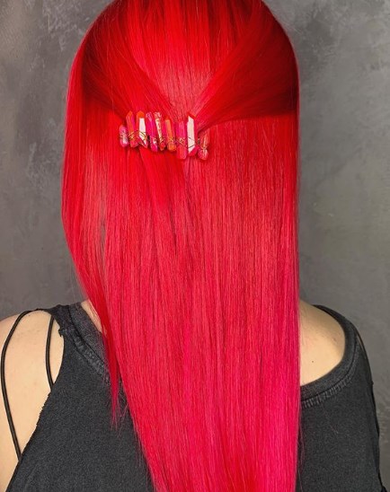 Красные волосы - самое яркое окрашивание волос 2019