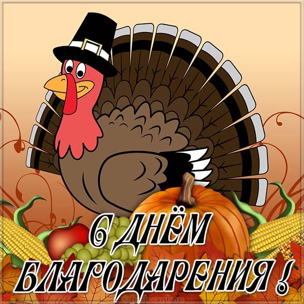 Поздравления с Днем благодарения – открытки Поздравления с Днем благодарения – открытки